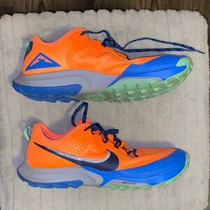 Nike Air Zoom Terra Kiger Men's Trail Running Shoes - Orange - Size 10